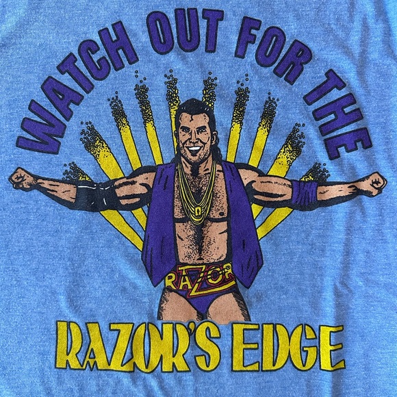 HOMAGE WWF/WWE Razor Ramon T-Shirt - Picture 4 of 7